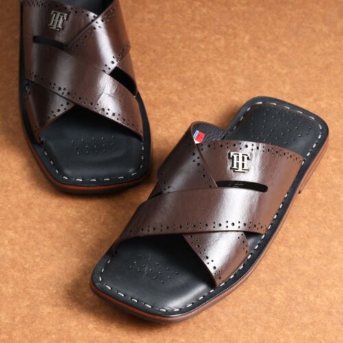 Premium Sandals Cross Belt V2 Brown