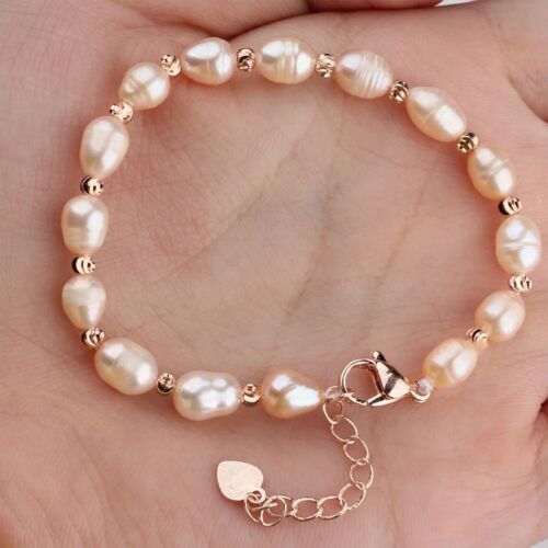 Radiant Glow Freshwater Pearl Bracelet-PINK