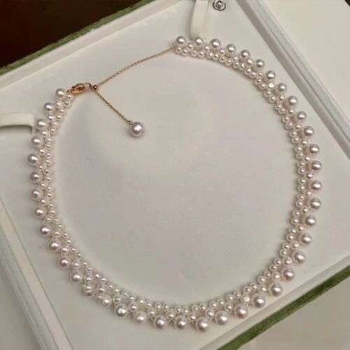 Celestial Cascade Freshwater Pearl Clavicle Necklace