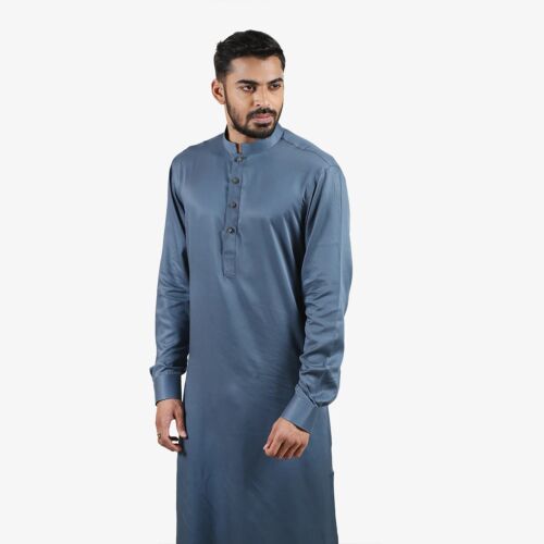 Orcasta Men’s Premium Ash Ethnic Panjabi
