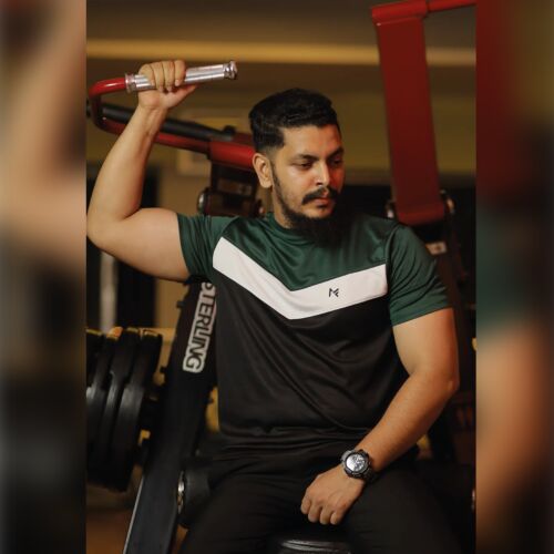 Jersey Contrast Pine