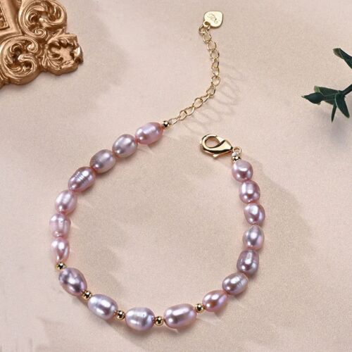 Lumina Pearl Charm Bracelet-Multi