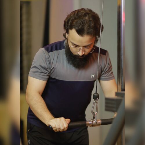 Jersey Contrast Navy