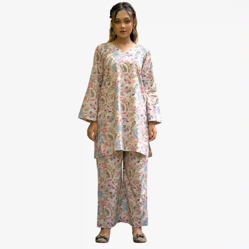 Luna Blossom Beige Co-ords Set