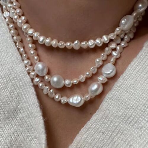 Eternal Grace Freshwater Baroque Pearl Necklace