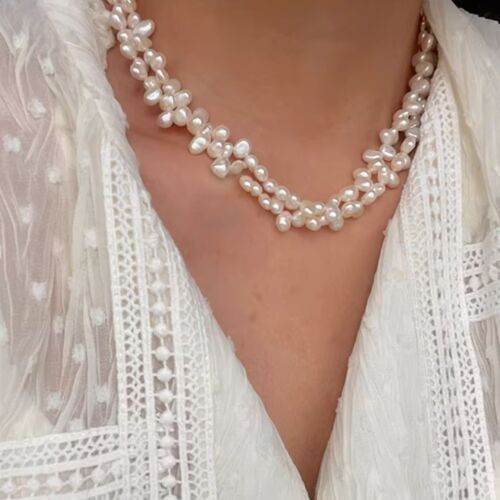 Timeless Radiance Baroque Freshwater Pearl Necklace