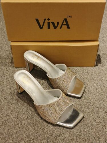 Golden Aura Crystal Heels