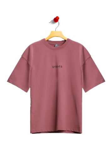 Solid Wistful Mauve Drop Shoulder