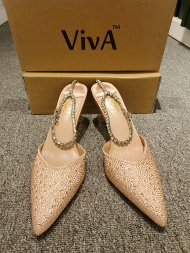 Amara Nude Crystal Heel