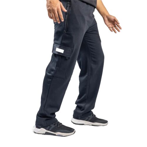 Black Baggy Cargo Sweatpants Twill