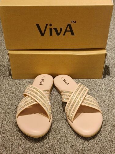 Glitter Stripes Sandals