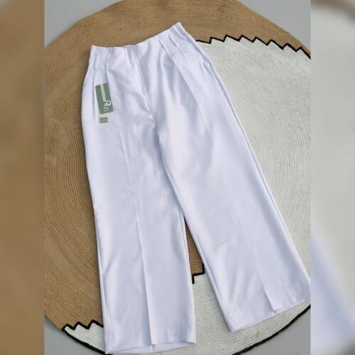 Loose Fitted Wide Leg Pants - White