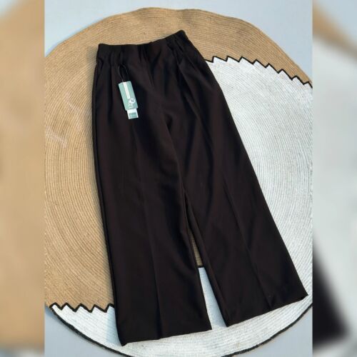 Loose Fitted Wide Leg Pants - Black