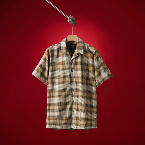 Desert Plaid Cuban Shirt