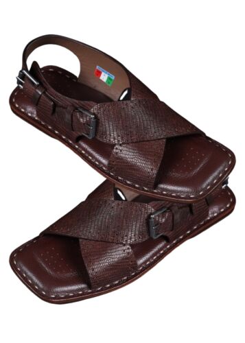 Premium Sandals Biden Lizard Brown 