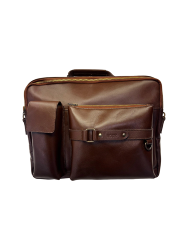 The Executive Luxe Leather Briefcase