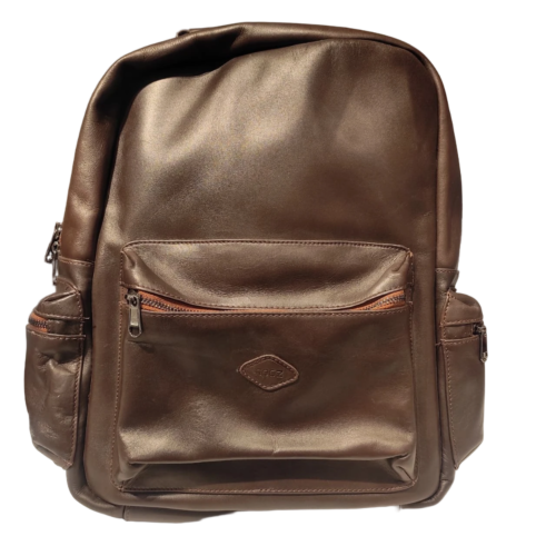 The Urban Explorer Leather Backpack-Brown