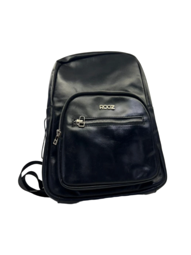 The Urban Pro Leather Backpack-Black