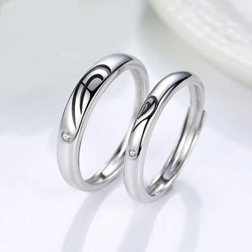 "Couple Ring-ST-925 WT- 4A1R"