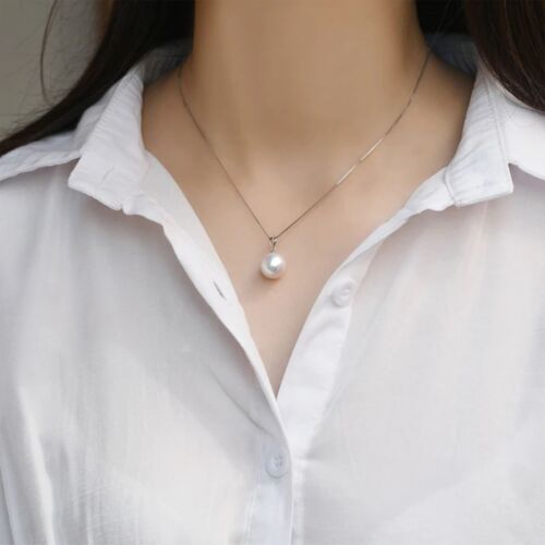 Celestial Glow Freshwater Pearl Pendant Necklace