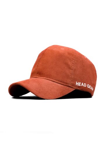 HEAD GEAR ORANGE CORDUROY CAP