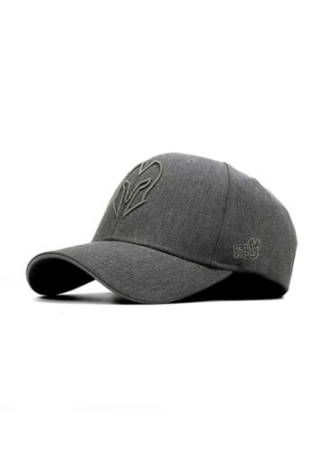 HEAD GEAR SUPER TWILL GREY MELANGE SANDWICH CAP