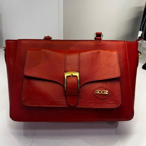 Crimson Chic Handbag-Orange