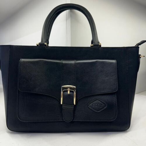 Crimson Chic Handbag-Black