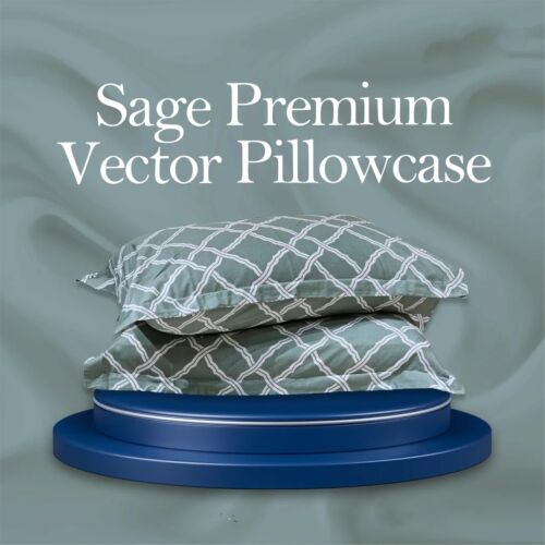 Sage Premium Vector Pillowcase