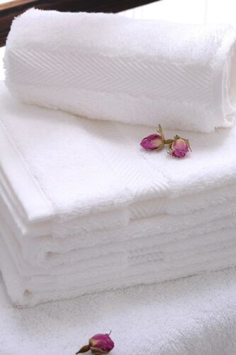 Bath & Hand Towel 3 Pcs Set - White