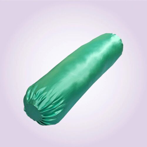 Serene Mint – Mint Green Satin Bolster Cover