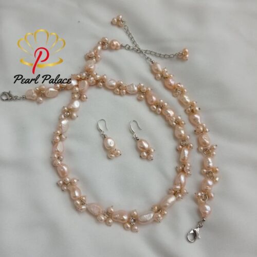 Blush Bloom - Baroque Pearl Jewelry Set