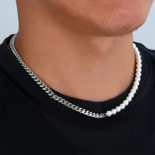Cuban Luxe Pearl Necklace