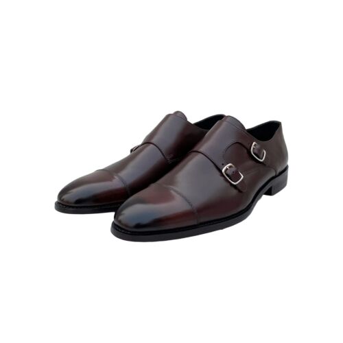 Classic Double Monk Strap-Brown-40