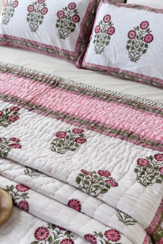 Set of 2 Pink Iris Pillow Covers