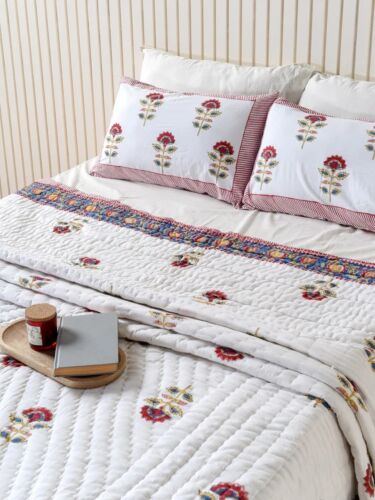 Set of 2 Red Poppy Pillow Covers