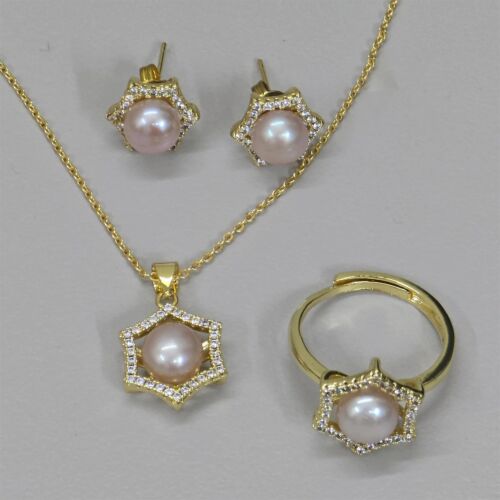 Golden Serenity Pearl Set