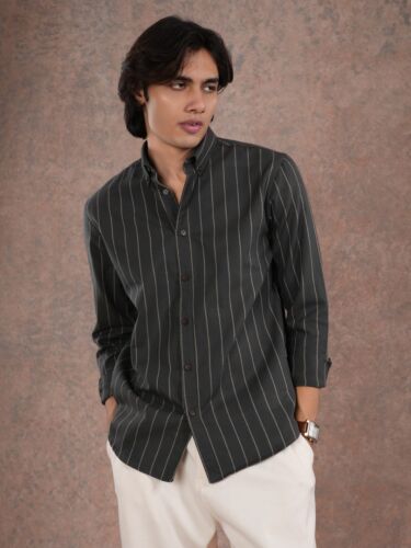 Obsidian Line Pinstripe Shirt