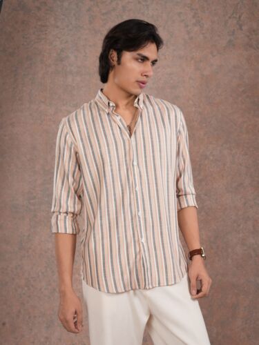 Saffron Sand Stripe Shirt