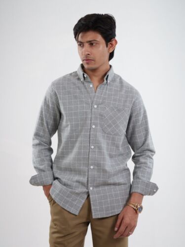 Silver Crest Windowpane Shirt