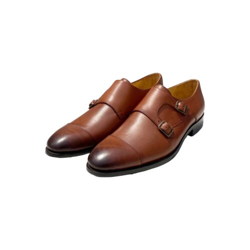 Classic Double Monk Strap-Tan-44