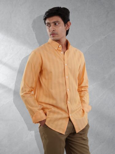 Amber Stride Pinstripe Shirt