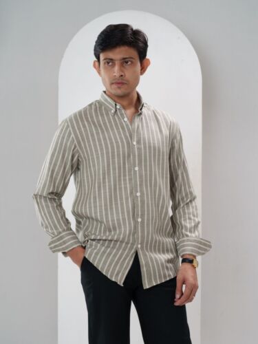 Sage Whisper Stripe Shirt
