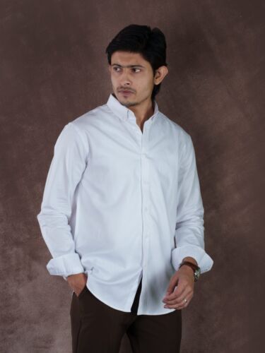 Ivory Crest Cotton Shirt