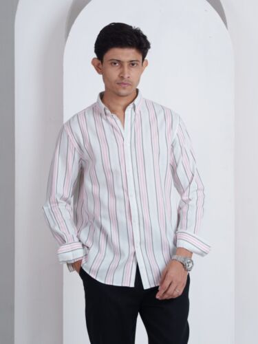 Sandstone Whisper Pinstripe Shirt