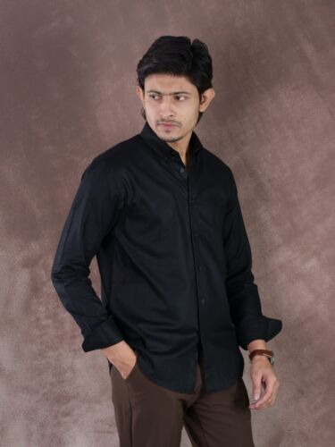Midnight Noir Cotton Shirt