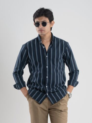 Midnight Harbor Stripe  Shirt