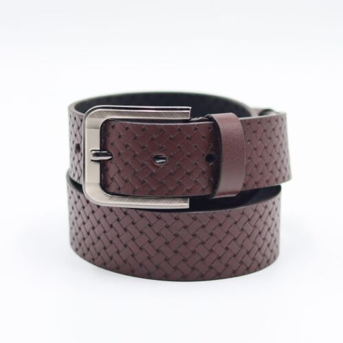 Snakeskin Style Leather Belt