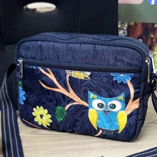 Midnight Owl Crossbody Bag