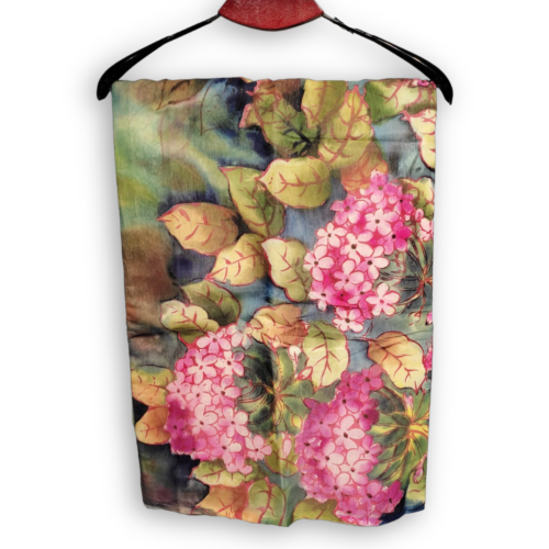 Blooming Hydrangea Semi Muslin (HP) Sharee